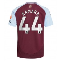 Billiga Aston Villa Boubacar Kamara #44 Hemma fotbollskläder 2024-25 Kortärmad